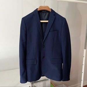 [SOLD] Navy Blue Suit Blazer Jacket